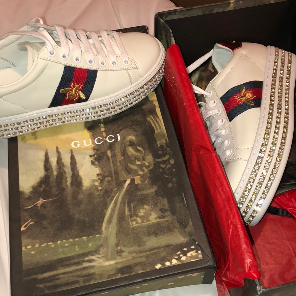 Ace Sneaker with rhinestones
